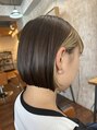 アグ ヘアー ズッカ 竹の塚店(Agu hair zukka)&nbsp;ミニボブ×ベージュフェイスフレーミング