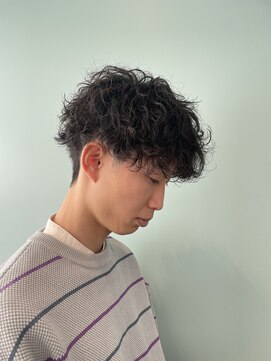 ラランジェ 緑井店(LARANJE) 波巻きパーマ×ツーブロックマッシュ