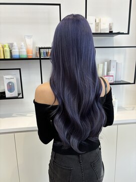 エイトヘアー(8 HAIR) ラベンダーカラー ダブルカラー デザインカラー