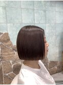 切りっぱなしボブ