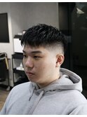 ナチュラルクロップフェードスタイル