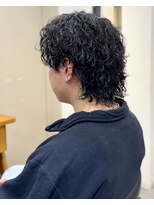メンズヘアトーキョー(MEN'S HAIR TOKYO)&nbsp;波巻きパーマ×ウルフ