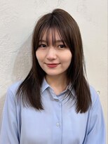 ファルベ(Farbe)&nbsp;くびれ アプリコットオレンジ 夏のヘアアレンジハイライトカラー