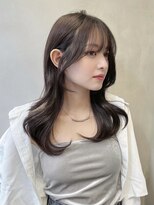 グロー 大宮(GLROW)&nbsp;□ 韓国大宮顔周りレイヤーカットハッシュカットミディアムヘア