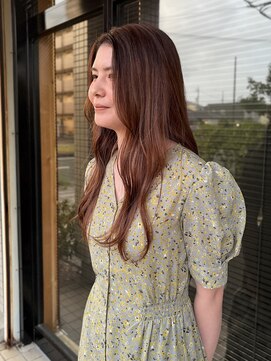 ラロ(raro) 少しだけレイヤーを入れた毛先軽めロング♪