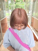 インク サカエ(inq sakae) ブリーチカラーピンクベージュ