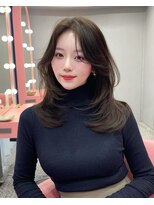 ボタン シブヤ(VOTAN SHIBUYA)&nbsp;韓国風/内巻き/ハイレイヤー/20代/10代/ミディアム