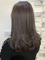 アルファ(alpha) 大人ガーリー/ダークアッシュ/似合わせカット/ミディアムレイヤ