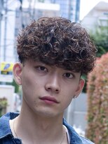 フィフスパーク(fifth PARK)&nbsp;渋谷スペインカールラルフカール刈り上げ高めツーブロックメンズ