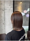 切りっぱなしスタイル