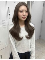 トレヘアー 京都 烏丸(tRe hair)&nbsp;韓国風くびれ巻き/韓国/ミルクティーベージュ/艶髪