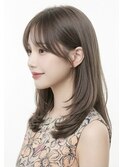 山村/韓国ミディアムレイヤー/酸熱トリートメント髪質改善/銀座