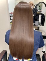 フリック 京都河原町店(FLICK) ★ワンレンベースハッシュカット/12トーン淡いグレージュ/京都