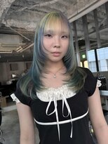 パーク(PAAQ)&nbsp;ダブルカラー＆ブリーチ/レイヤーハッシュカット/デザインカラー