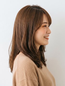 と和 巣鴨 【秋の丸みツヤ】大人カジュアルなグラデーションミディアム