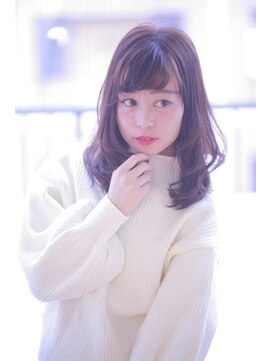 ララルーモ(LaLarOomo) 絶対愛され☆甘めバング×イルミナカラー♪