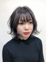 ナンプウ(Nanpu)&nbsp;《Nanpu》外ハネ×グレーパープル