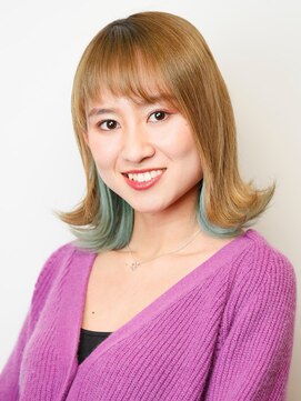 ウェーヴ アズシュガー 浜松佐藤店(wave as sugar) 〈wave佐藤店〉外ハネボブデザインカラーAラインボブ