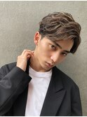 マッシュウルフ コンマヘア ツイストパーマ ツーブロック