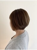 ≪ ナチュラルブラウン × グラデーションボブ ≫大人ショート☆