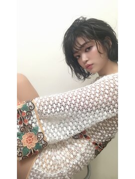 ヘアガーデンリゾートグランツ 淵野辺(Hair Garden Resort Glanz) Glanz すっきり耳かけボブ デジタルパーマ