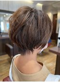 大人可愛い/束感ショート/くびれショート/ボブウルフ