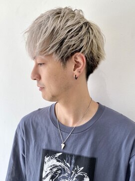 フォーク FOLK 【FOLK】ブロンド マッシュショート ツーブロック ツイスト☆