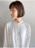 #BLUEボブ  あごラインボブ 切りっぱなしボブ