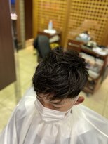 美容室 イルフェドゥ(Il fait doux)&nbsp;セクシー2ブロックフェードショート