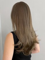 アイティーバイアルバム 松戸店(IT by ALBUM)&nbsp;ベージュレイヤー_グレージュカラーボブウルフ_ba422161