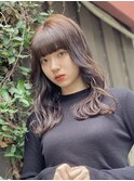 《フルバングスタイル》前髪/巻き髪/フルバング/千葉美容室