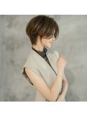 大人ショート/毛流れショート/20代/３０代/４０代/大人ヘア