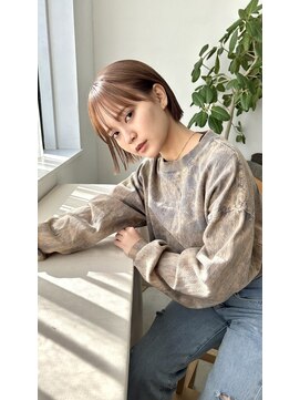 ムード タテマチ(mood tatemachi) 明るめベージュ/ぷつっとボブ