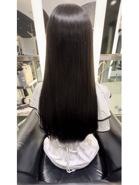 エアー 銀座タワー(AIR) プレミアムケアカラー/髪質改善/ツヤ髪スタイル【榛葉】