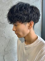 ニアウ 高崎店(Niau)&nbsp;シャドウパーマ韓国風パーマメンズパーマ群馬高崎パーマ眉毛