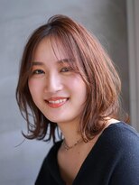 ワン 戸塚(ONE001)&nbsp;オリーブベージュ/ウェットヘア /レイヤーカット /戸塚