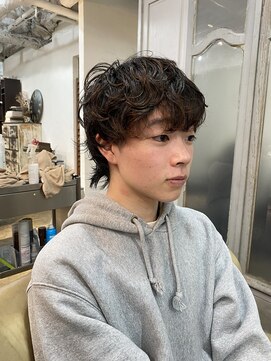 レガーレ(Legare) メンズウルフパーマスタイル(中区紙屋町)