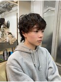 メンズウルフパーマスタイル(中区紙屋町)