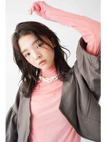 トクテ 吉祥寺(tokute)&nbsp;くびレイヤーエモージュ前髪モテベージュレイヤーミディ/吉祥寺