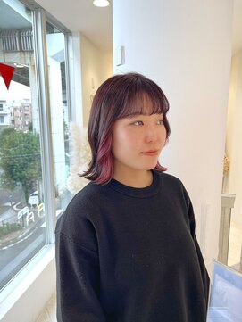 リン(Lin) イヤリングカラー×ピンク