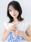 イメチェン/ホワイトブロンド/外ハネボブ/ワイドバング/白河41