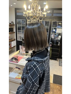 トータルビューティ ジェム バイ ヘアタイム(TOTAL BEAUTY gem by HAIR TIME) ボブ　バレイヤージュ　ハイライト