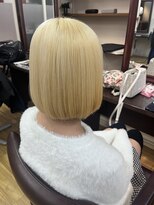 ブレイク 藤枝店(BREK)&nbsp;ショートボブ ブロンド