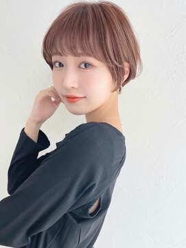 グランド(GRAND) ショートボブ髪型20代30代40代50代前髪あり前髪無し面長丸顔