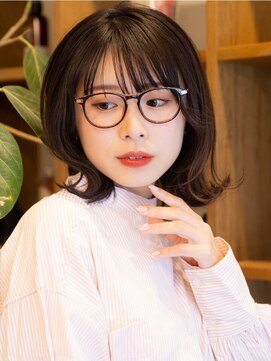 アミ 江坂(amie) ミニウルフレイヤーカット顔周りカット前髪カット韓国ロング江坂