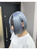 デザインカラー/ツートーンカラー/ブルー/くすみカラー