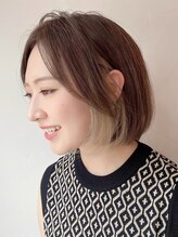 アルカンシエル(Arc-en-ciel) ミニボブ/ショートボブ/インナーカラー/２０代３０代４０代ボブ