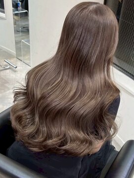 ペレ 梅田(PELE) くびれヘア/アプリコットオレンジ/夏のヘアアレンジ/梅田