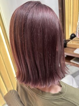 ムク バニラ モカ ラテ(MUKU vanilla/moca/ratte) 外ハネミディアム ピンクラベンダー