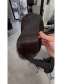 チョコレートブラウン×ナチュラル艶髪｜大人女性